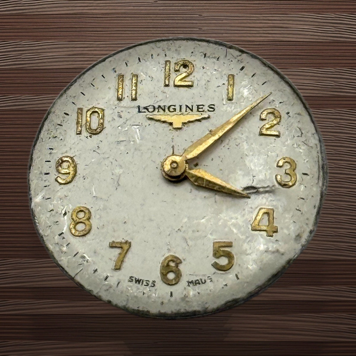 Longines 410 Watch Movement - Ladies 17 Jewels - For Parts / Repair - 12.9mm