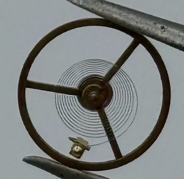 BFG 927-21 Balance Wheel Complete And Spring 6¾-8’’’ 1892 M Watch Movement Parts