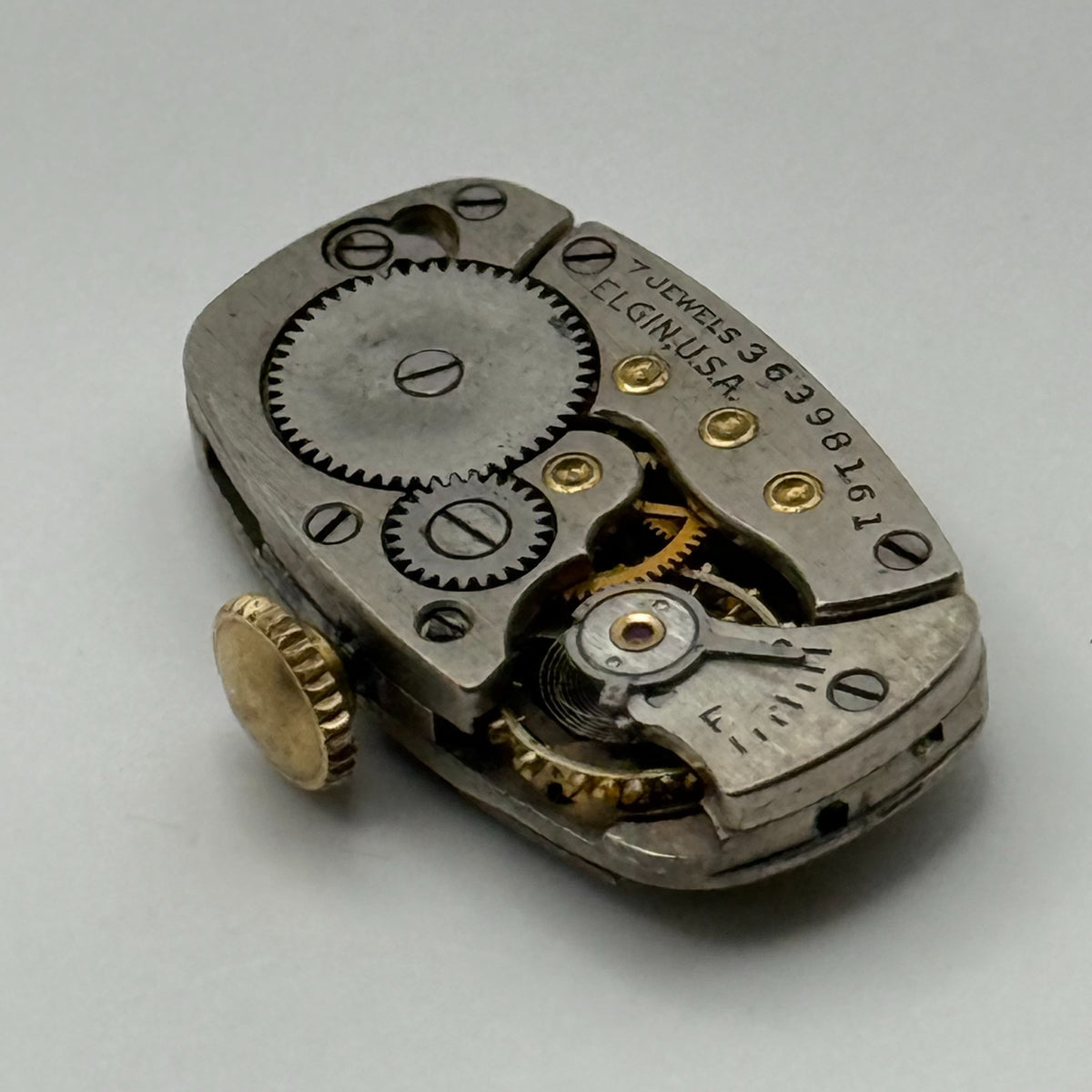 Elgin 529 Watch Movement American Parts Repair