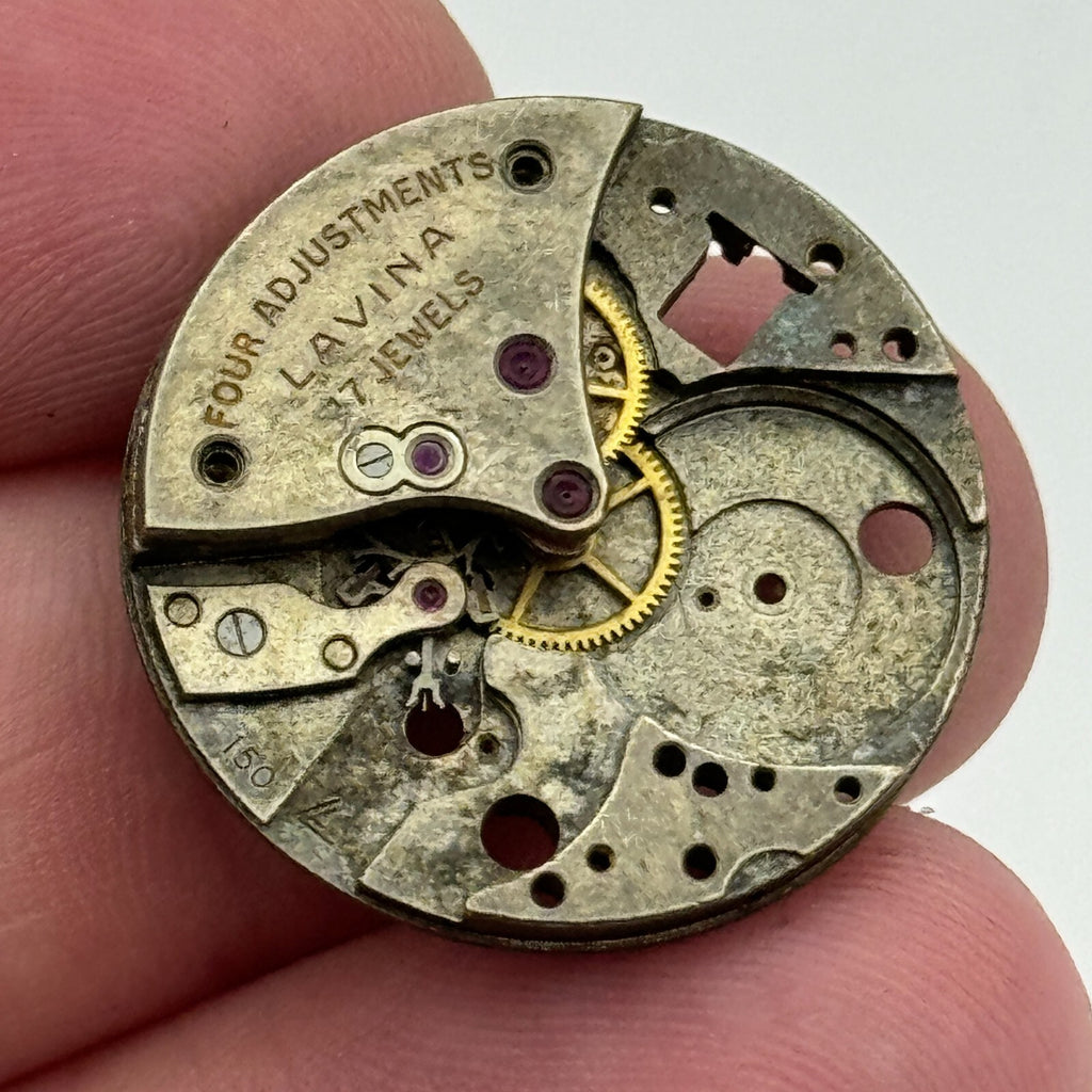 Lavina 150 Watch Movement - For Parts / Repair - 23.6mm