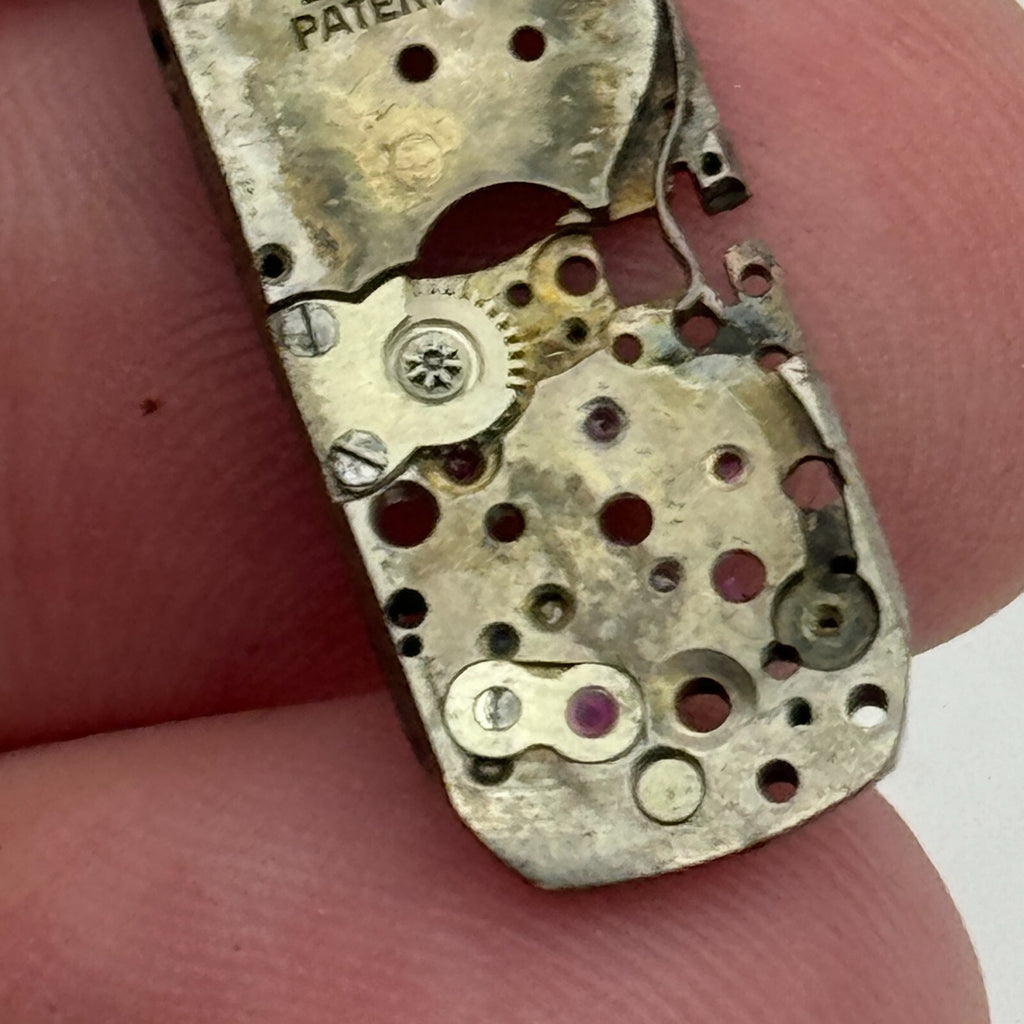 Rolex Size M Watch Movement Patented Main Plate Manual Wind Vintage Parts 10mm 