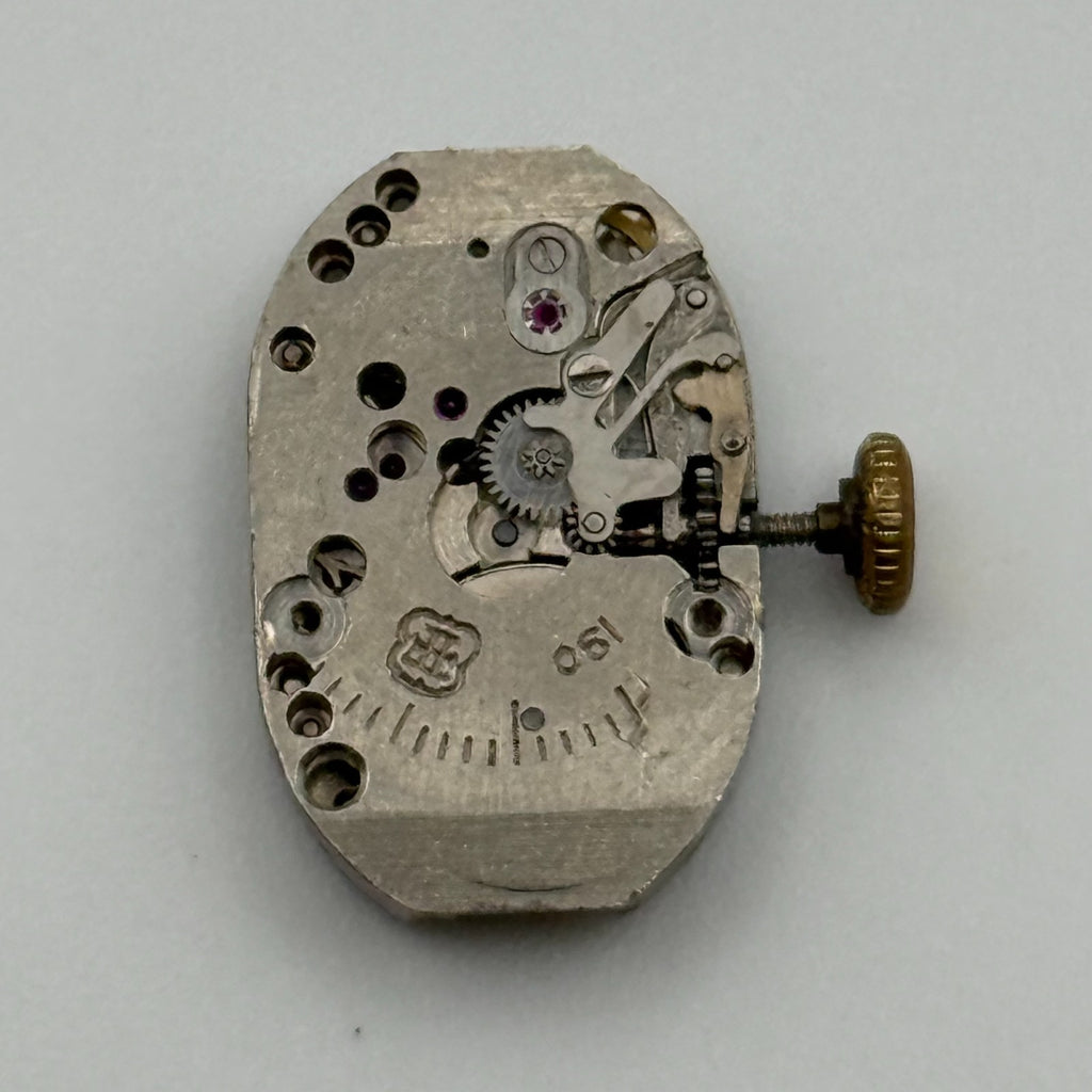 FHF 190 Trebex Watch Movement - Fontainemelon 190 - Running - For Parts / Repair