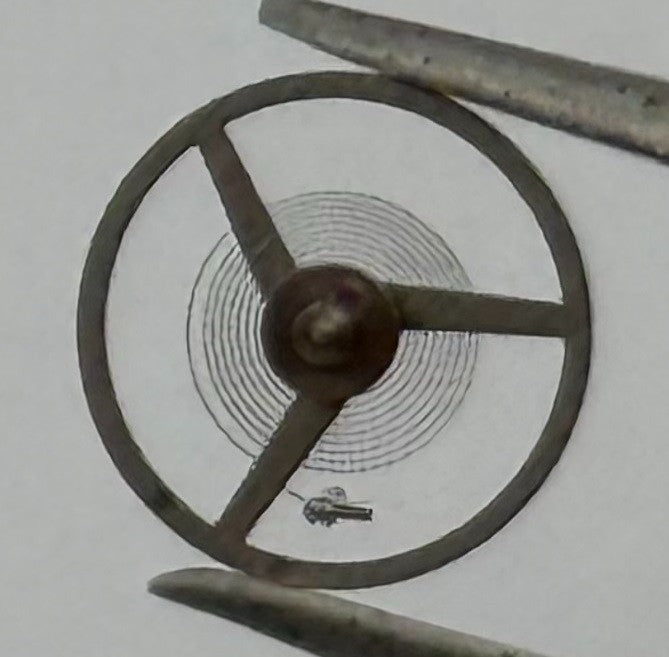 FEF 6620 Balance Wheel Complete And Spring 5½’’’ 1450 M Watch Movement Parts NOS