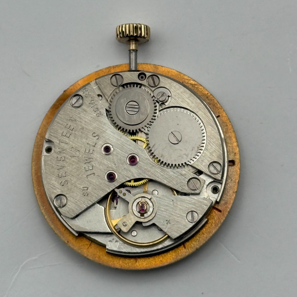 Poljot 2614.2H Watch Movement Sekonda Soviet 17 Jewels Manual Wind Parts 26.4mm