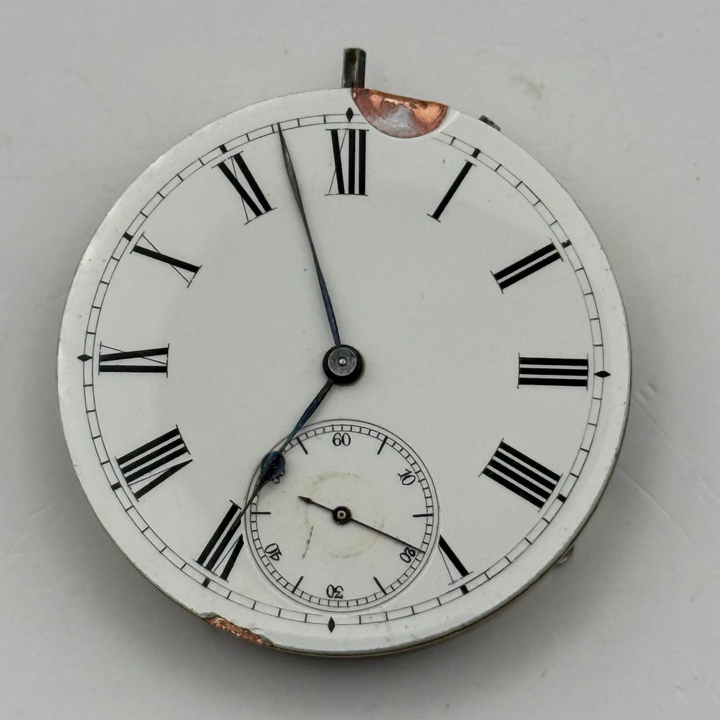 IWC Peerless Pocket Watch Movement Open Face High Grade S&Co Parts 39.7mm