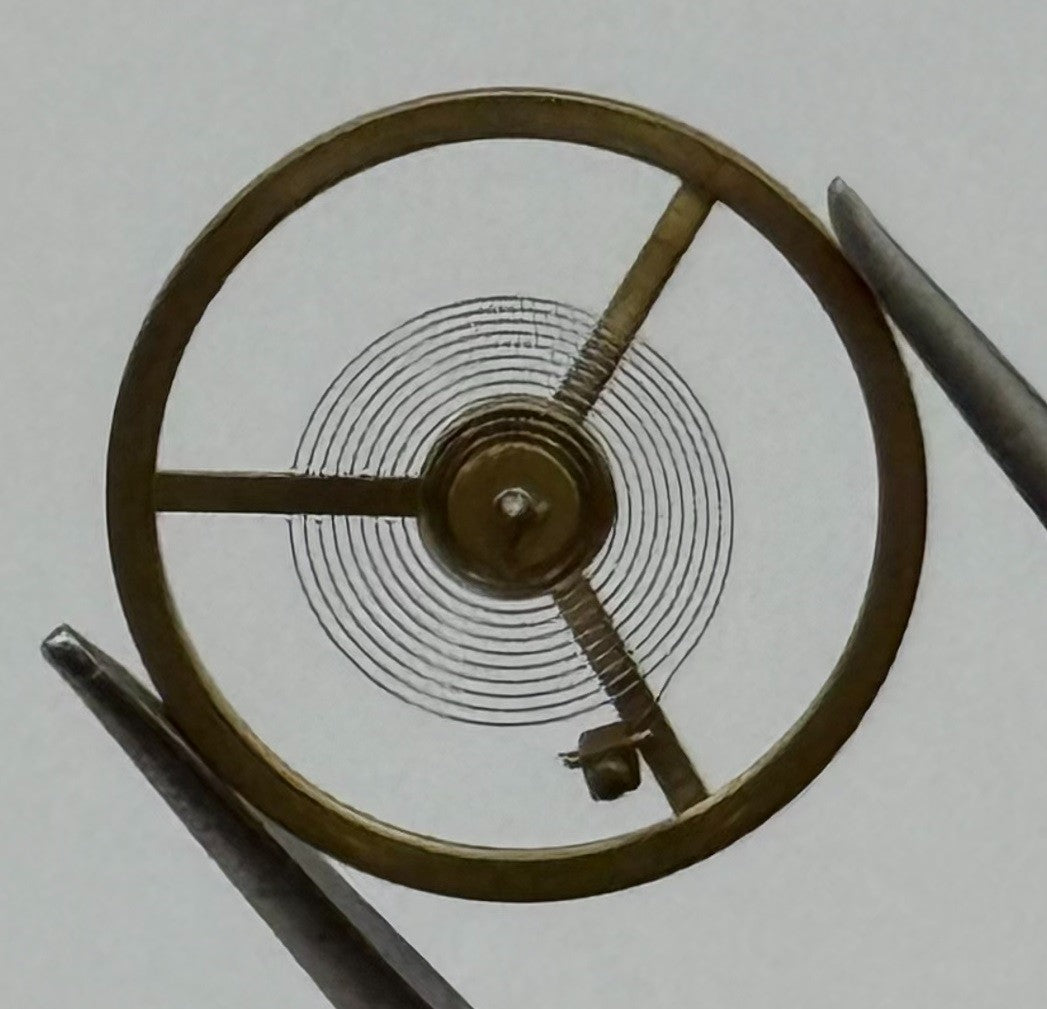 BFG 582/21 Balance Wheel Complete And Spring 13½''' 1840 Watch Movement NOS
