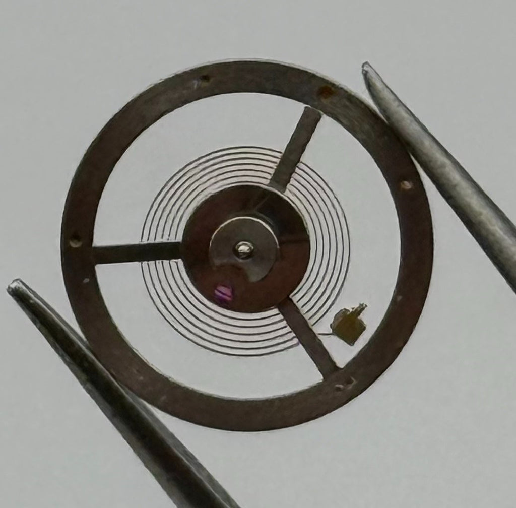 Brac 190 Balance Wheel Complete And Spring 12’’’ 4521 Watch Movement Parts NOS