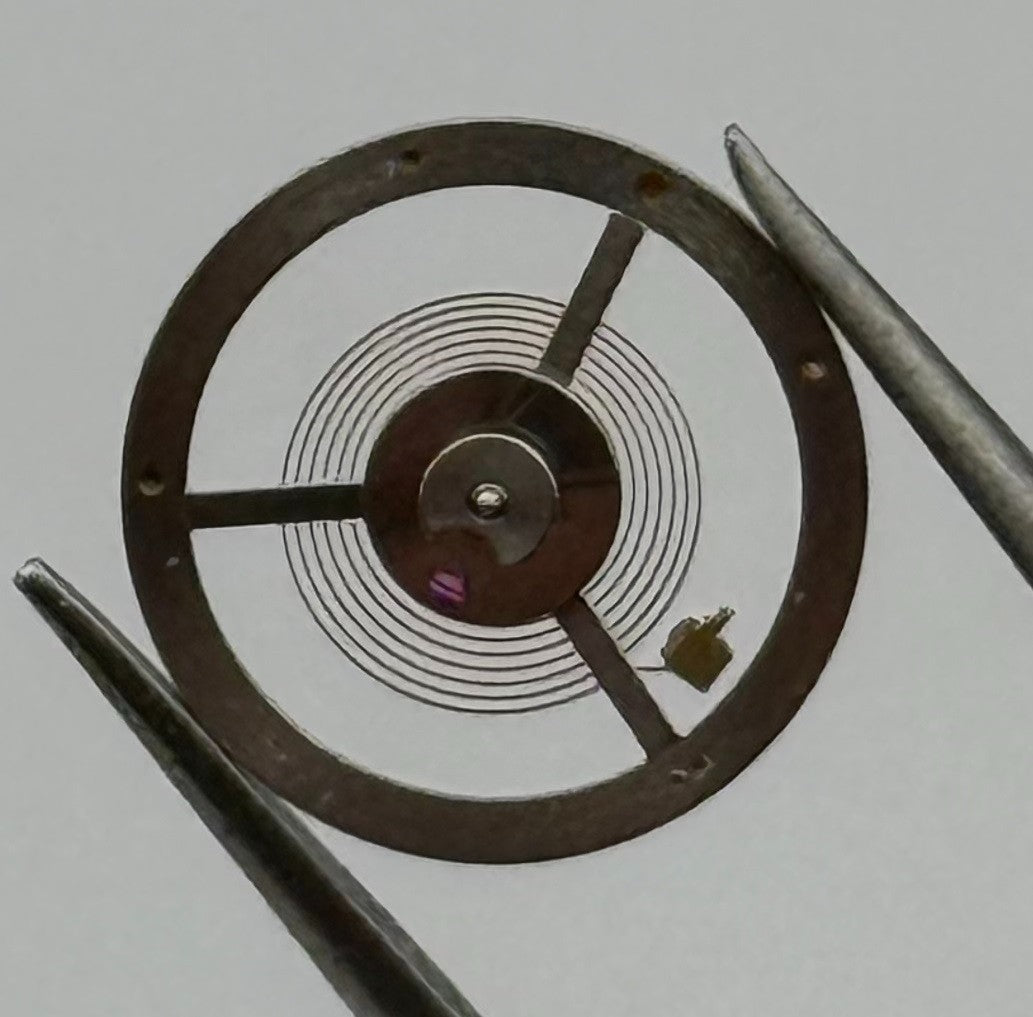 Brac 190 Balance Wheel Complete And Spring 12’’’ 4521 Watch Movement Parts NOS