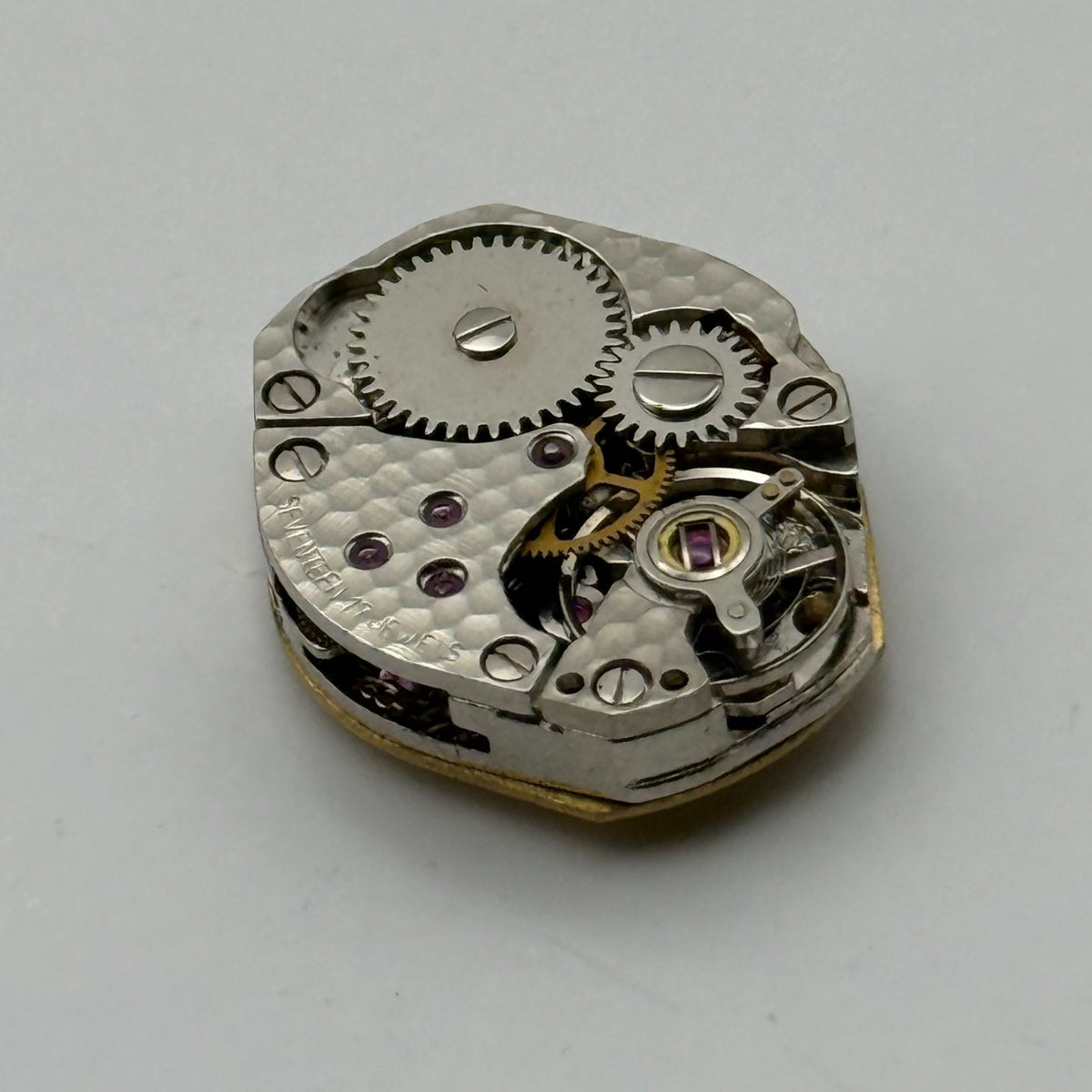 FE 163 Watch Movement Limit 17 Jewels Swiss Manual Wind Parts Repair 15.3mm