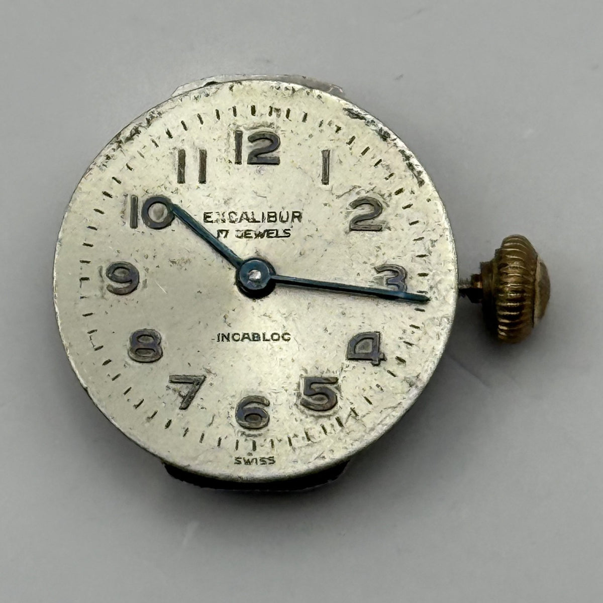 FHF 69 Watch Movement Running Excalibur Swiss Manual Wind Parts Repair 15.3mm