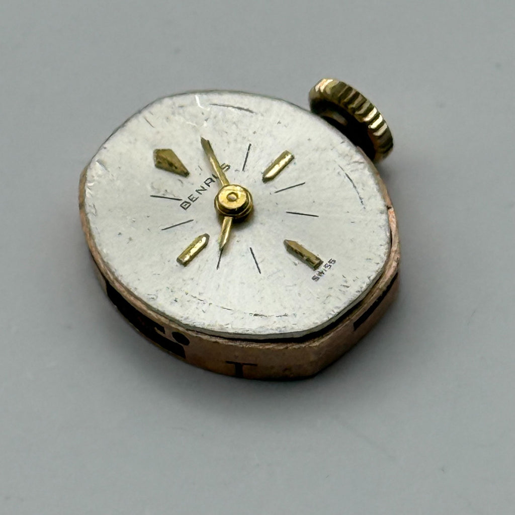 AS 1491 Watch Movement Running A. Schild Benrus DZ 2F 17 Jewels Swiss Parts 13mm