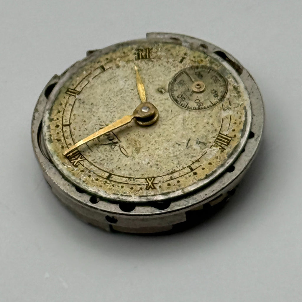 Unidentified Watch Movement Avia Swiss 15 Jewels Manual Wind Parts Repair 19.6mm