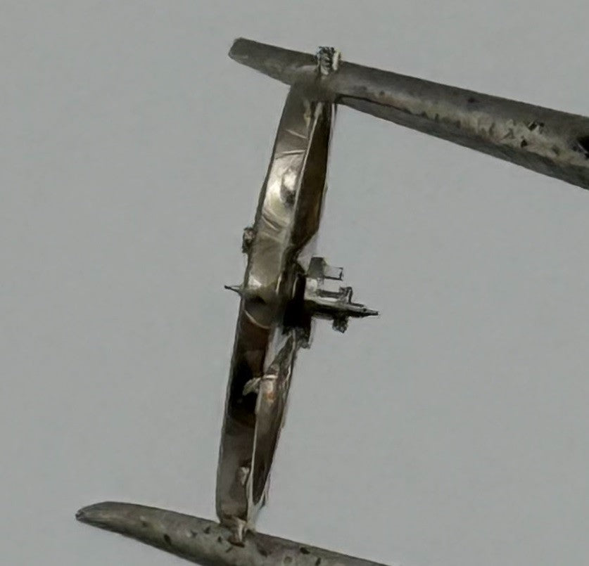 Lanco 1077 Balance Wheel Complete And Spring 10½’’’ 234 Watch Movement Parts NOS