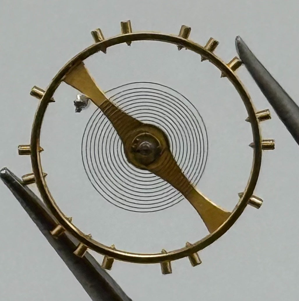 AS 1649 Balance Wheel Complete And Spring 11½’’’ 1663 Watch Movement Parts NOS