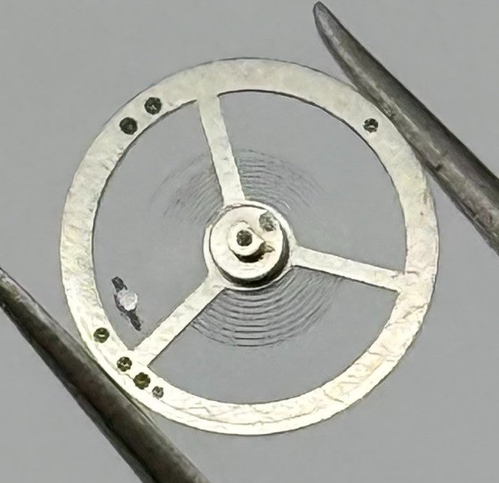 EB 1297 1462 Balance Wheel Complete And Spring Renata 117 Watch Movement Parts