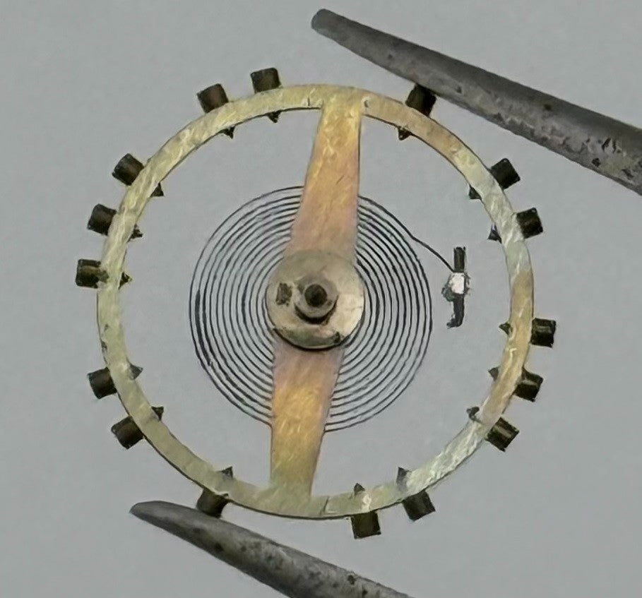ETA 1080 Balance Wheel Complete And Spring Renata 157 M Watch Movement Parts NOS