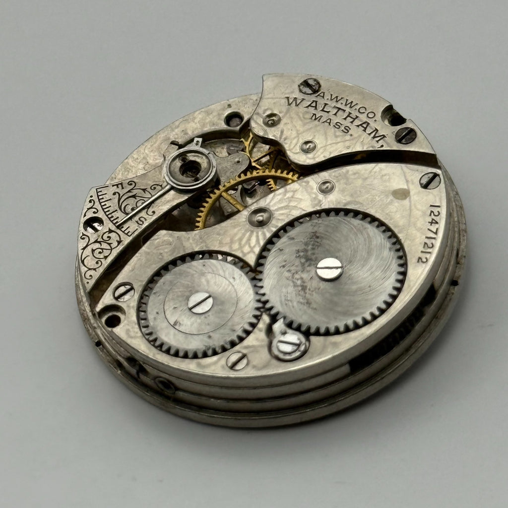 Waltham Grade 110 Watch Movement Model 1900 American Antique 0s Parts Repair