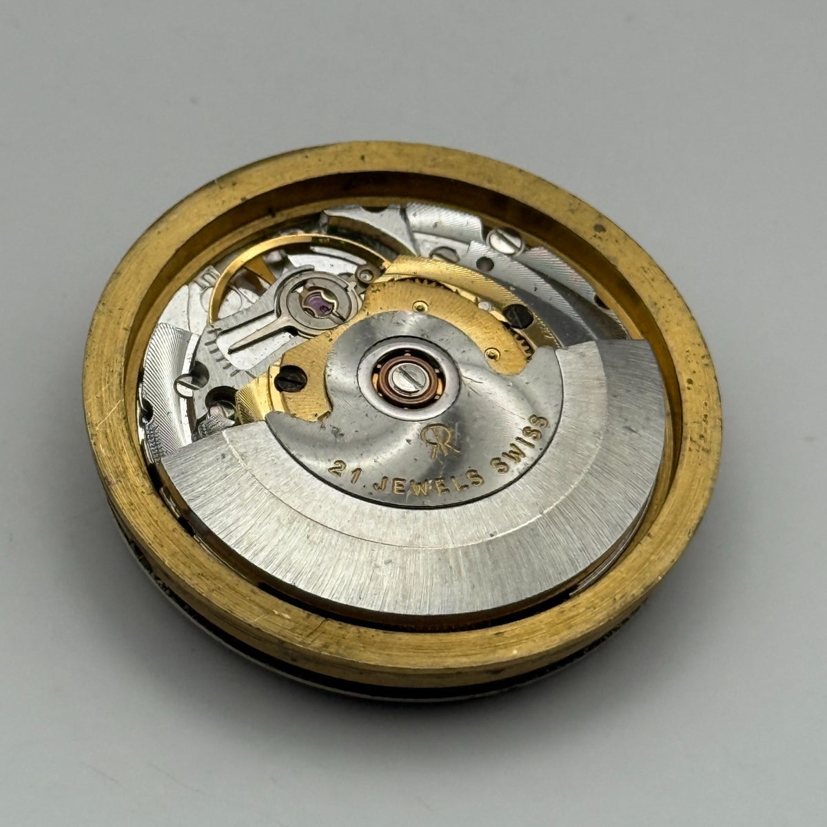MSR S76-28 Watch Movement - Garrard Date Automatic - For Parts / Repair - 30.6mm