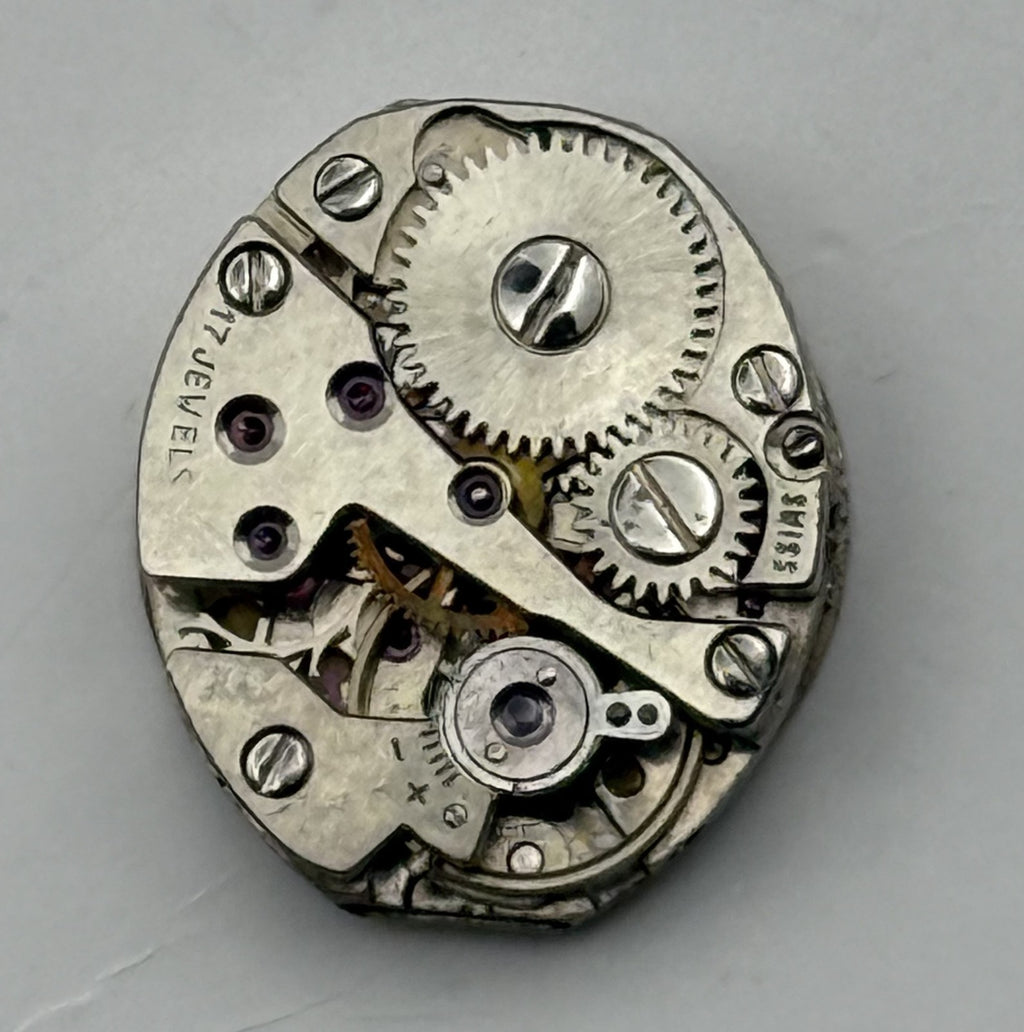 GS 30 Watch Movement MuDu 17 Jewels Swiss Manual Wind Parts Repair 12.9mm
