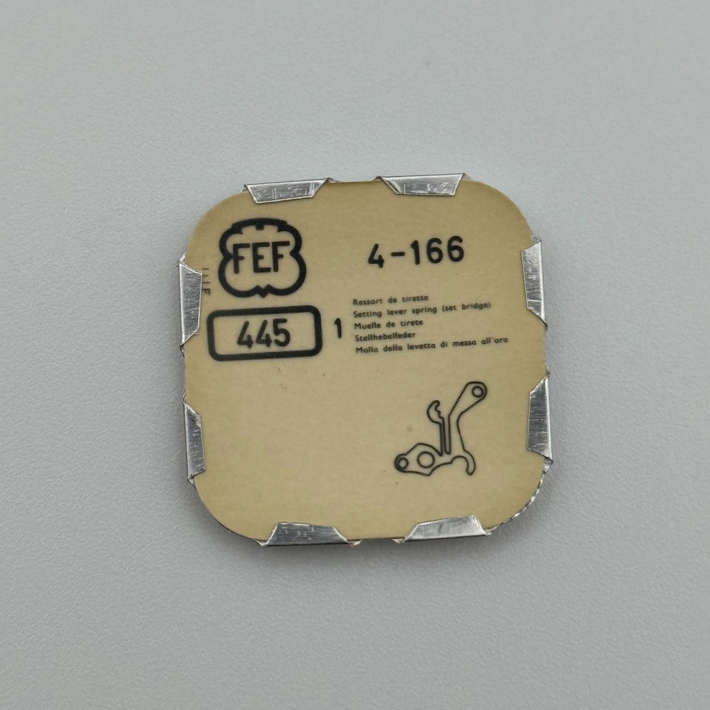 FEF 166 Setting Lever Spring - 4 - 445 - New Old Stock - Watch Parts