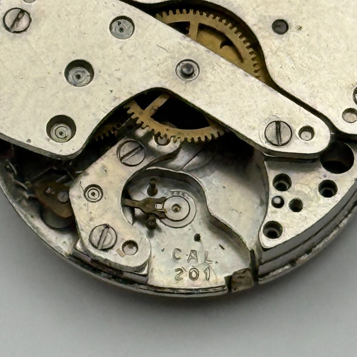 Smiths Cal 201 Watch Movement Great Britain Manual Wind Parts Repair 19.3mm