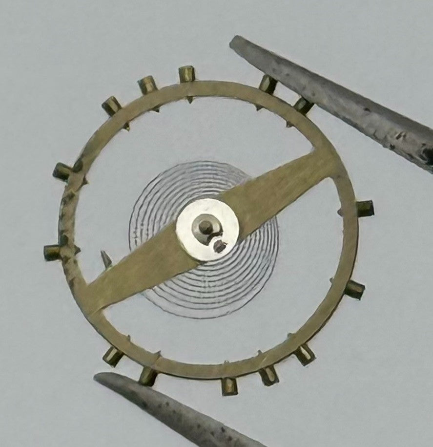 AS 1700-3 Balance Wheel Complete And Spring Renata 1165 Watch Movement Parts NOS