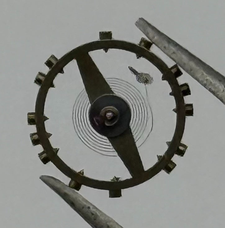 FEF 370 Balance Wheel Complete And Spring Renata 1169 Watch Movement Parts NOS