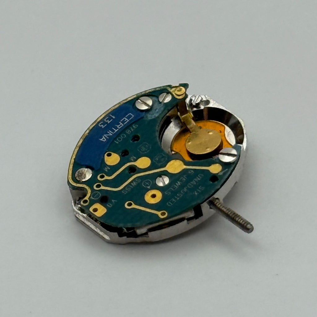 Certina 133 Watch Movement - ETA 978.001 - Quartz - For Parts / Repair