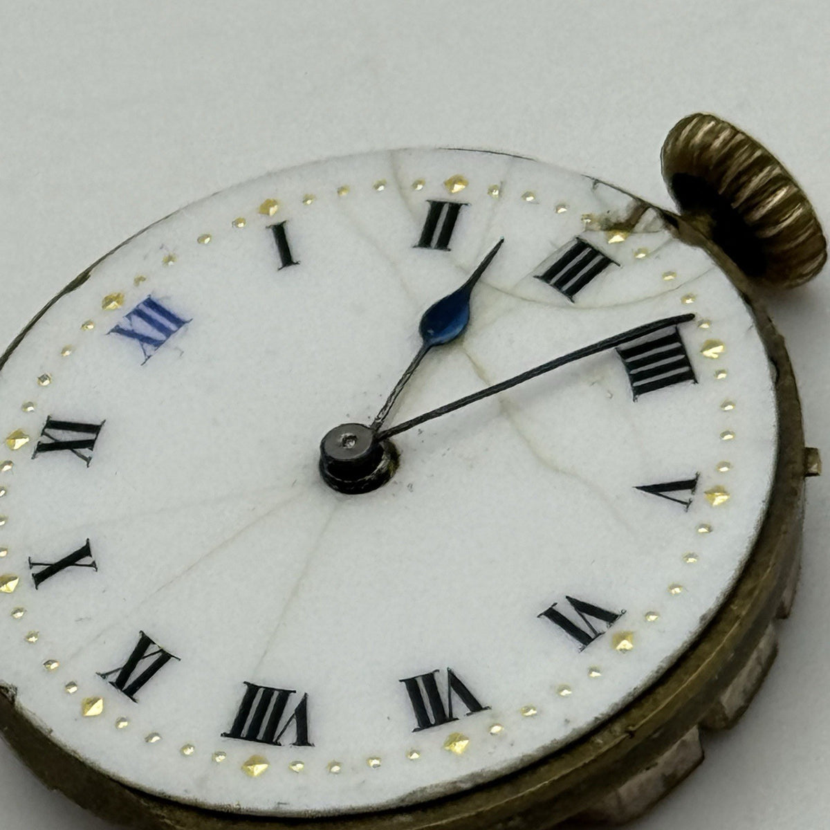 Unidentified High Grade Watch Movement - 17 Jewels - For Parts / Repair - 24.9mm