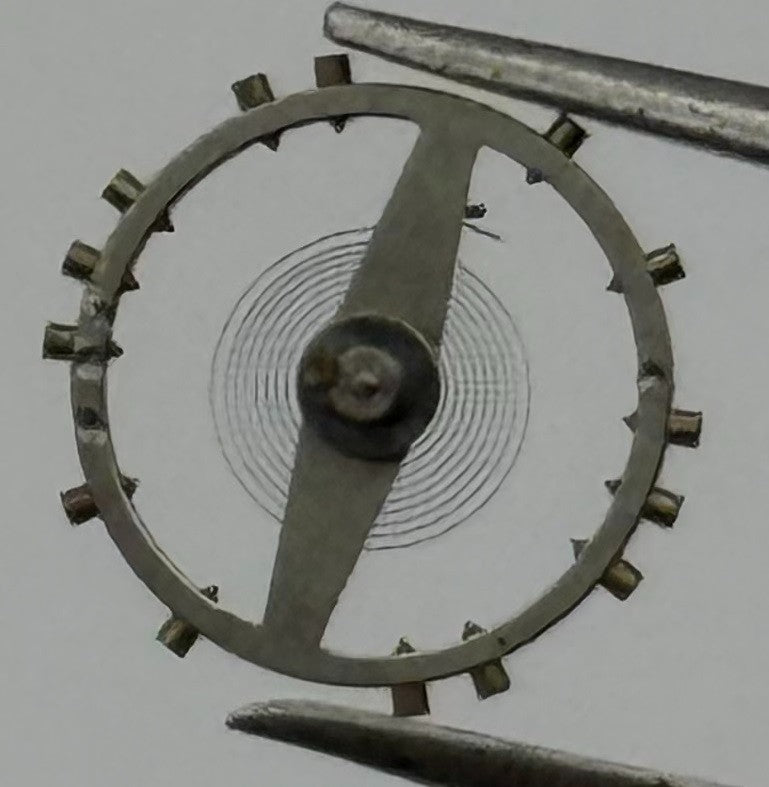 MST 367 Balance Wheel Complete And Spring 8¾’’’ 260 Watch Movement Parts NOS