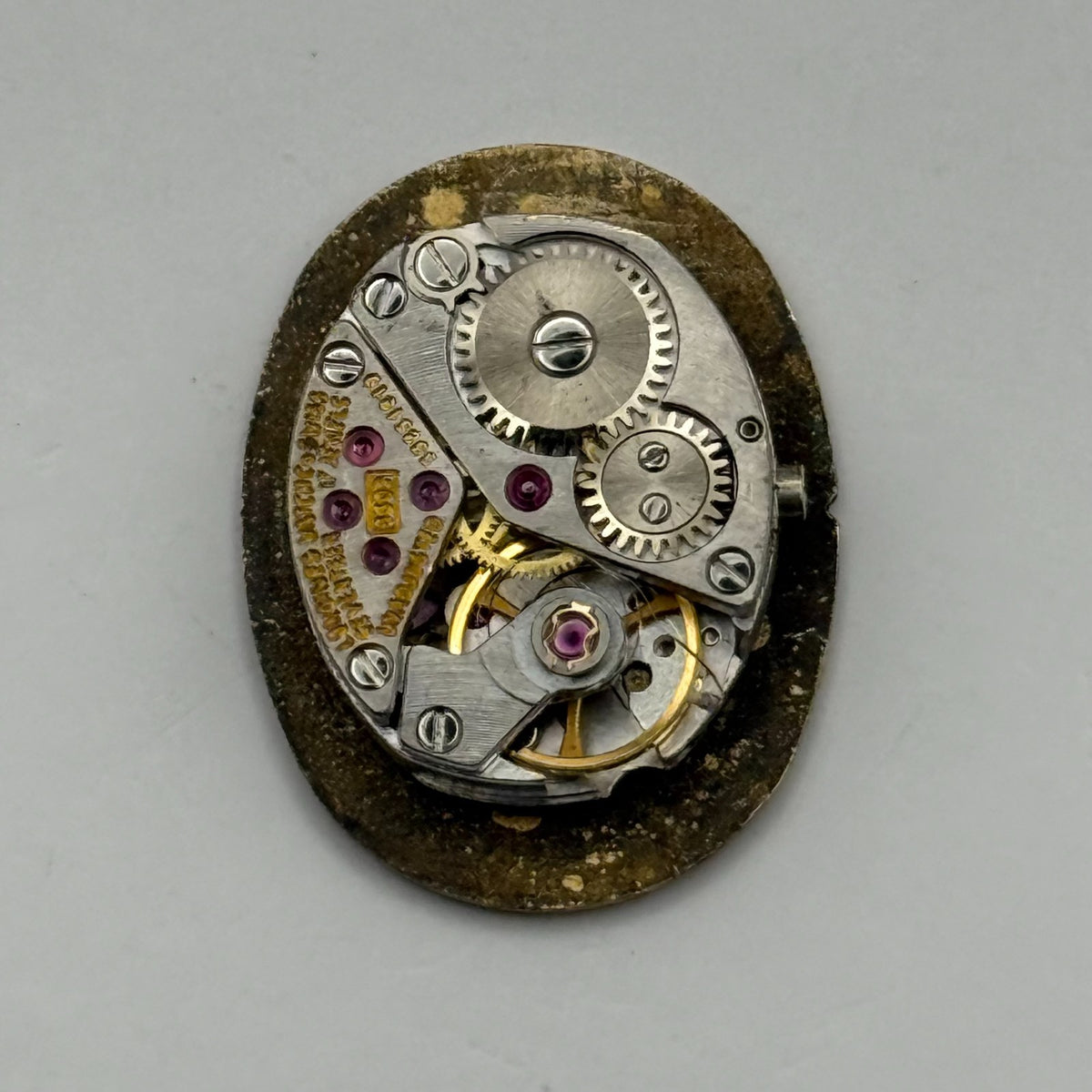 Longines 5602 Watch Movement - Ladies 17 Jewels - For Parts / Repair - 12.9mm