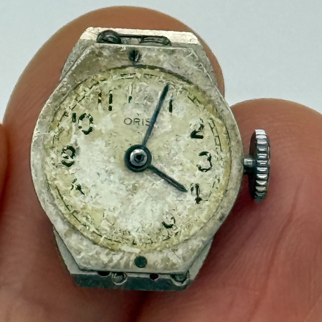 Oris Cal 410 Watch Movement Manual Wind Vintage Swiss Made Parts Repair 12.5mm