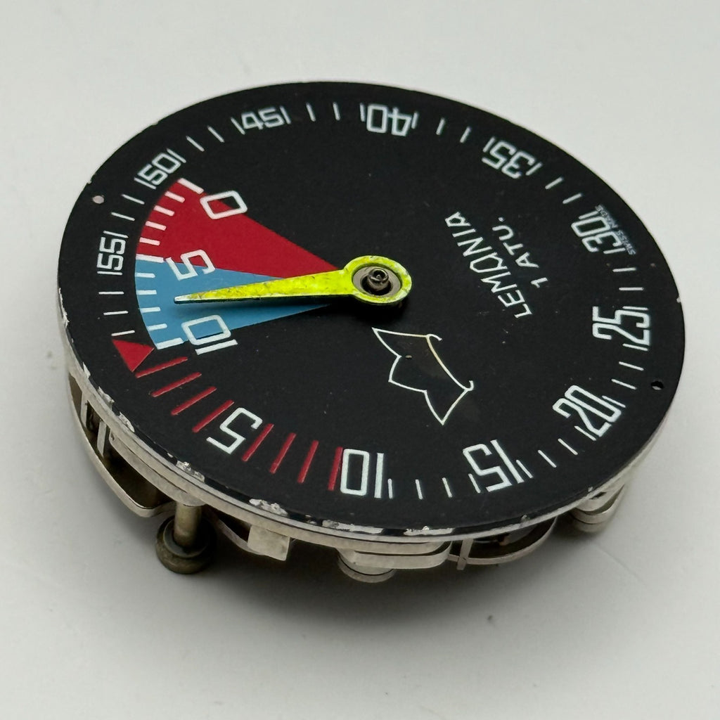 Lemania 1 ATU Watch Movement Yacht Timer Rare B5 6120 Stopwatch 1 Jewel Parts