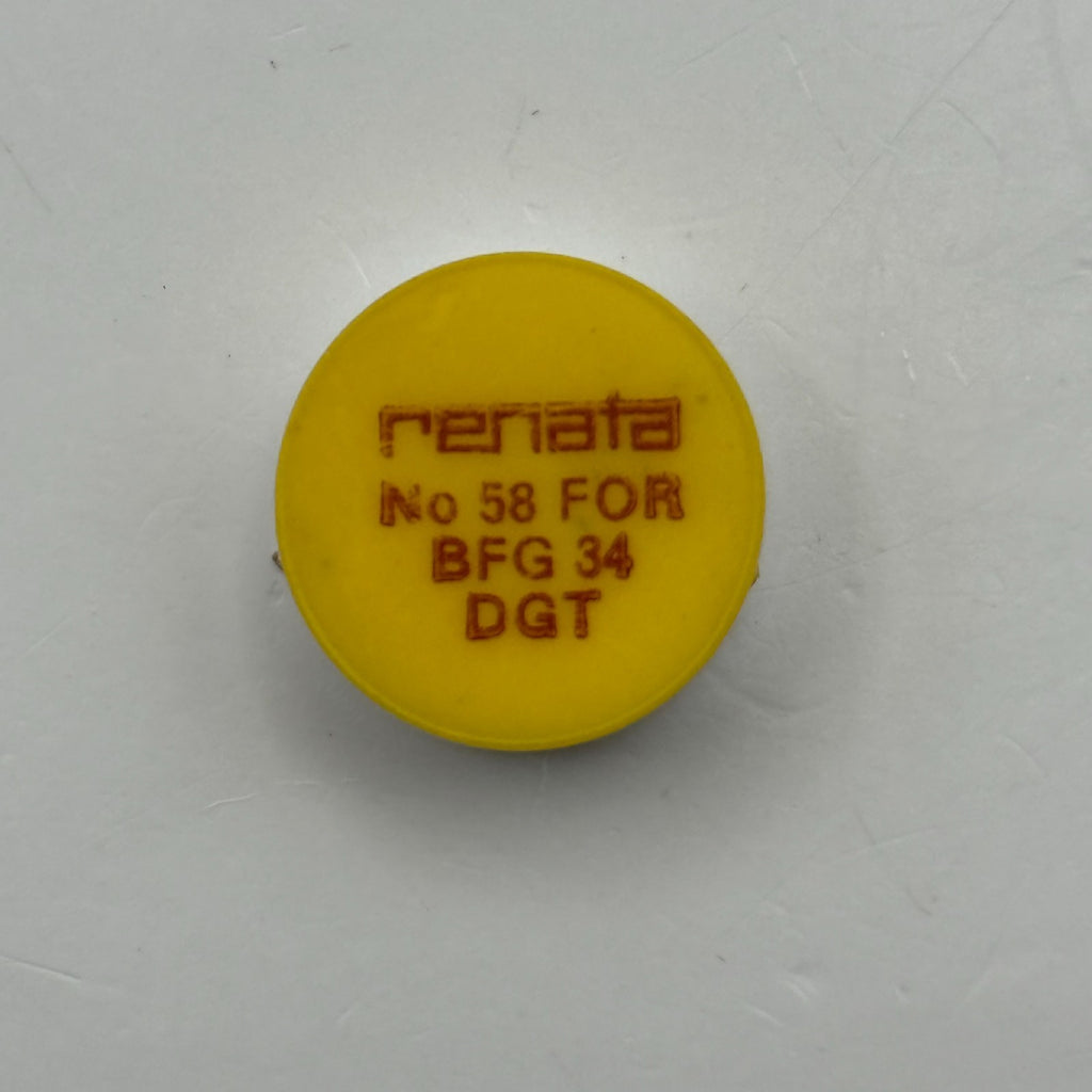 BFG 34 DGT Balance Wheel Complete And Spring Renata 58 Watch Movement Parts NOS
