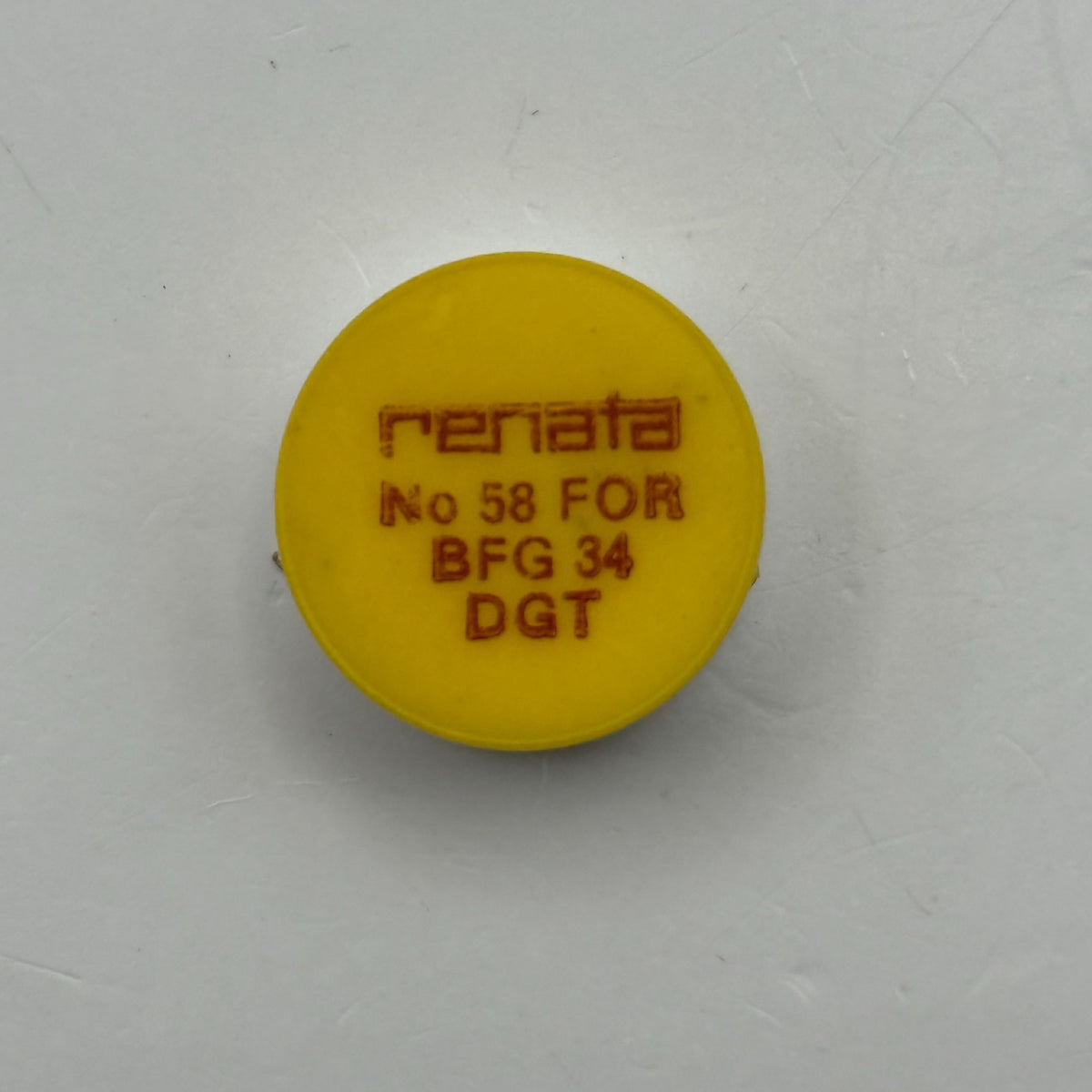 BFG 34 DGT Balance Wheel Complete And Spring Renata 58 Watch Movement Parts NOS