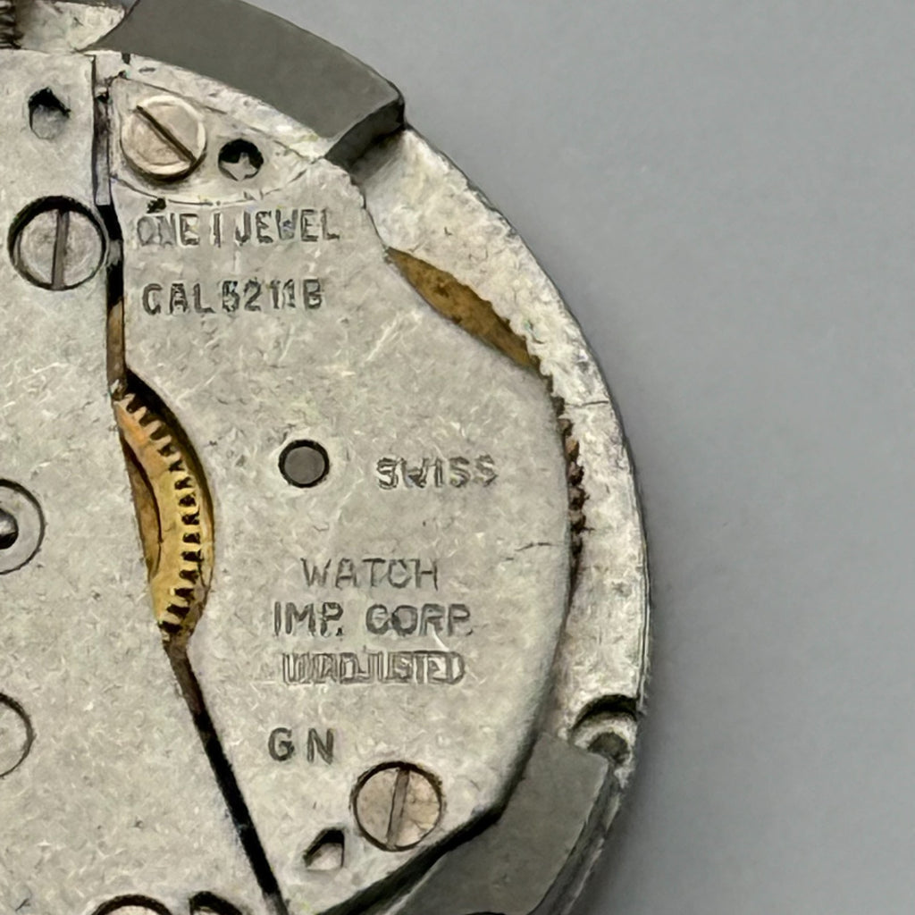 Watch Imp Corp Cal 5211B Watch Movement Corocraft Swiss Manual Wind Parts 19.7mm