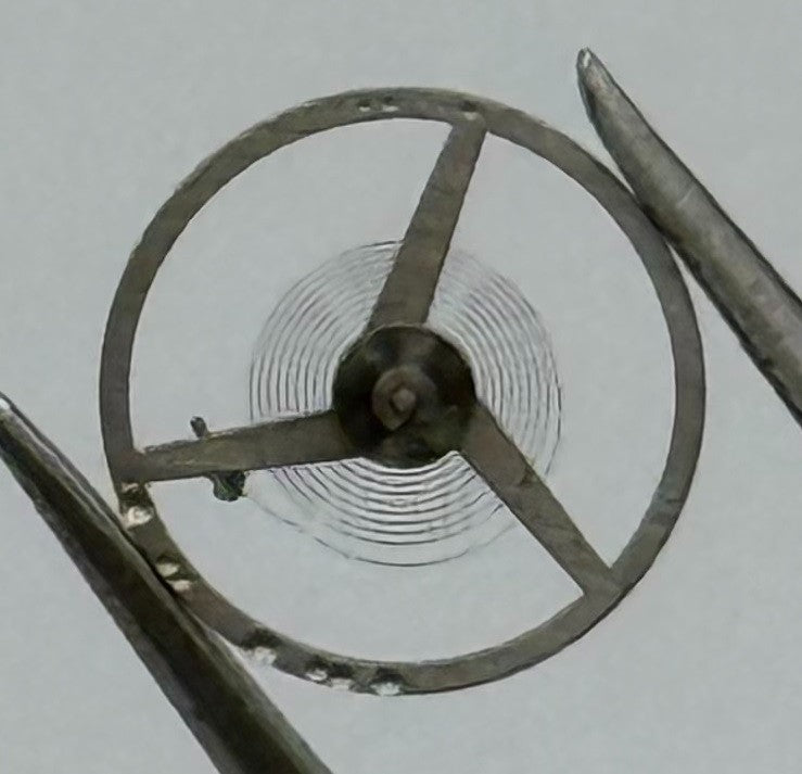 Felsa 4162 Balance Wheel Complete And Spring Renata 1244 M Watch Movement Parts