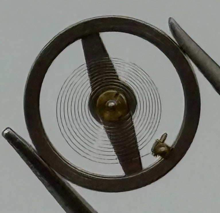 BFG 910 PL Balance Wheel Complete And Spring Renata 825 Watch Movement Parts NOS