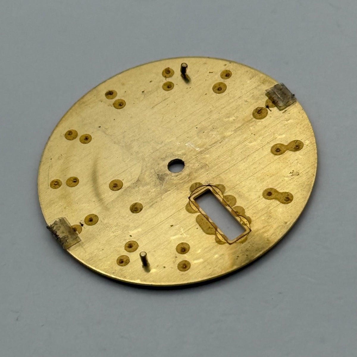 Seiko V743-8D68 Watch Dial Sapphire 100M Gold Tone Spare Parts Repair 29.4mm