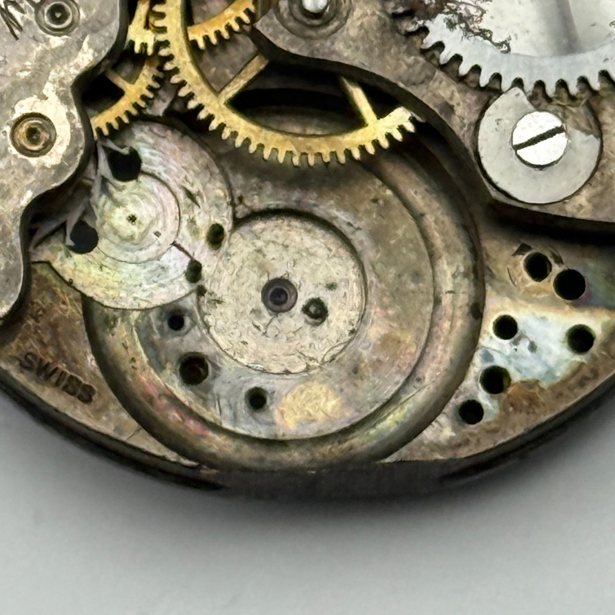 Lady La Berta Watch Movement R. Lapanouse? Swiss Manual Wind Parts Repair 29.4mm