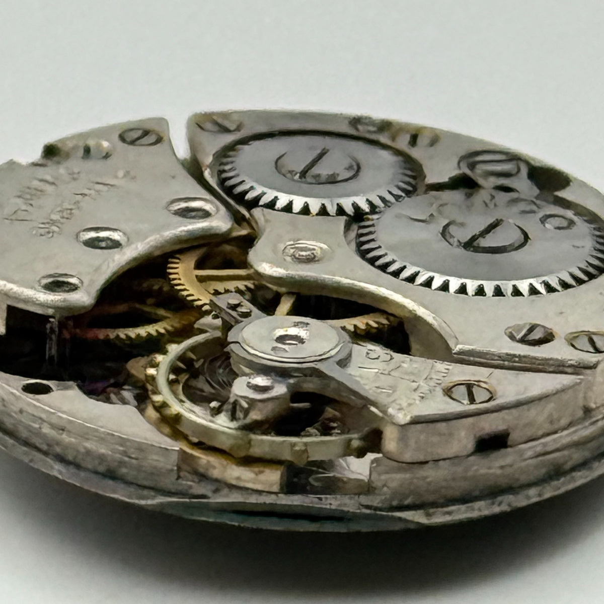 Lanco Watch Movement 15 Rubis Swiss Manual Wind Vintage Parts Repair 19.6mm