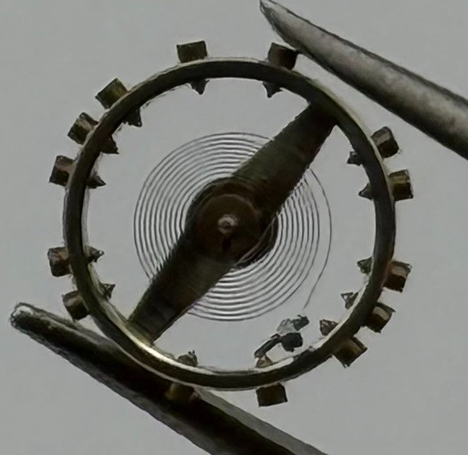 AS 976 1012 Balance Wheel Complete And Spring 29 M Watch Movement Parts NOS