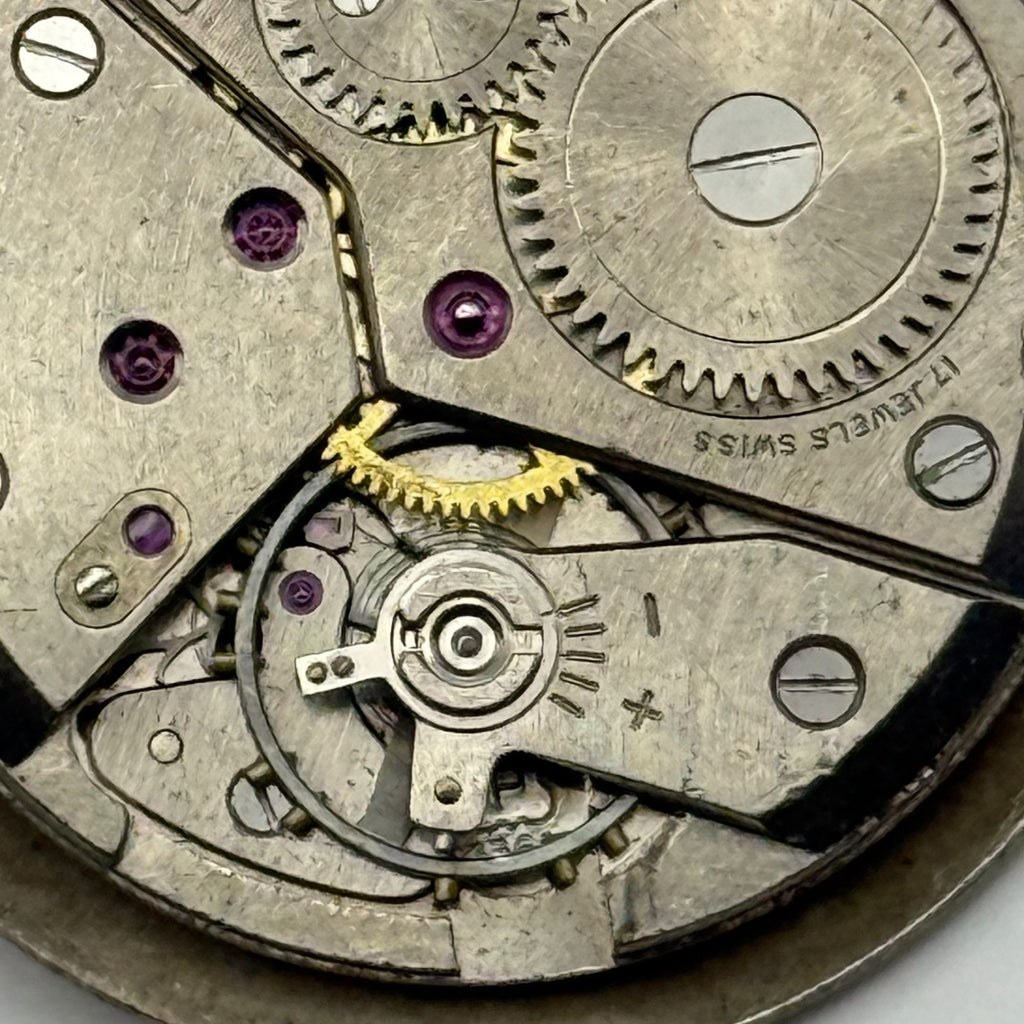 Peseux 336N Watch Movement Rotary 17 Jewels Swiss Manual Wind Parts Repair 26mm