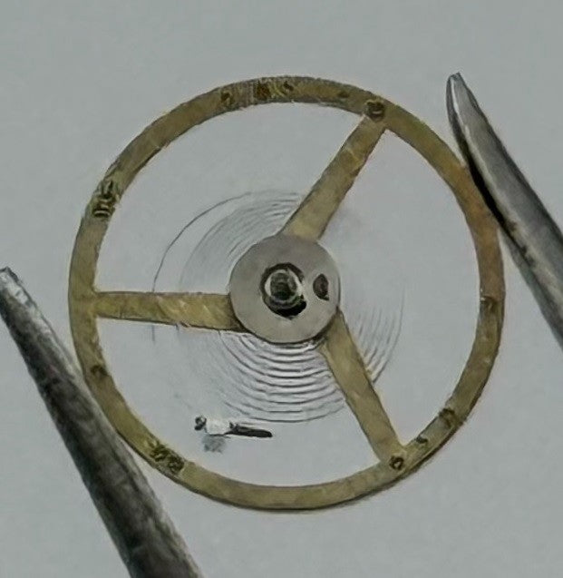 AS 1977-2 Balance Wheel Complete And Spring Renata 1831 Watch Movement Parts NOS