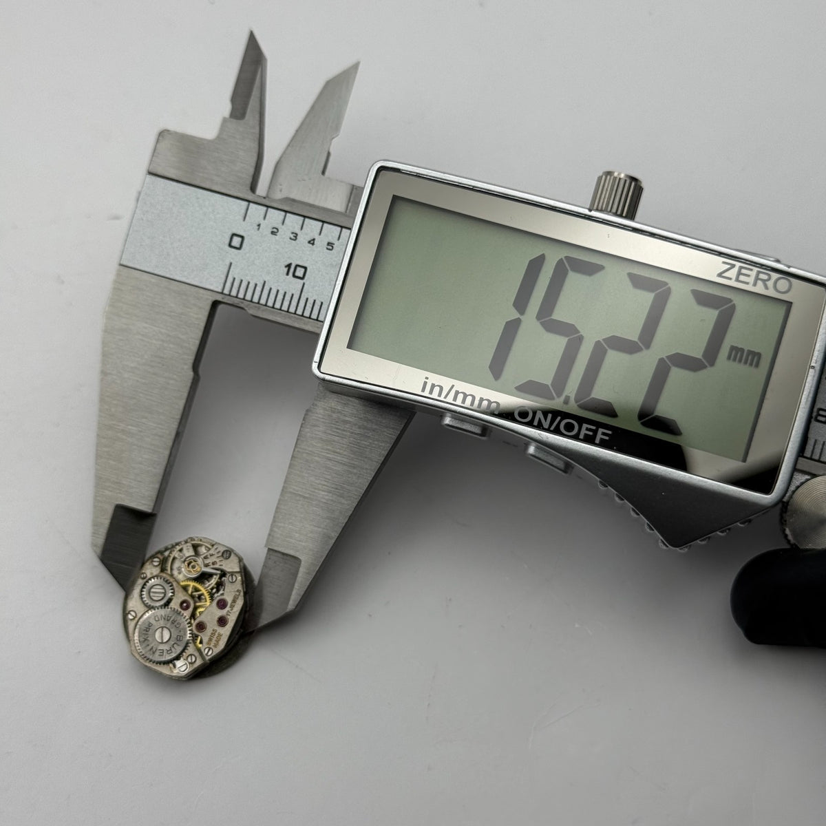 Buren 350 Watch Movement Grand Prix Swiss 17 Jewels Manual Wind Parts  15.2mm