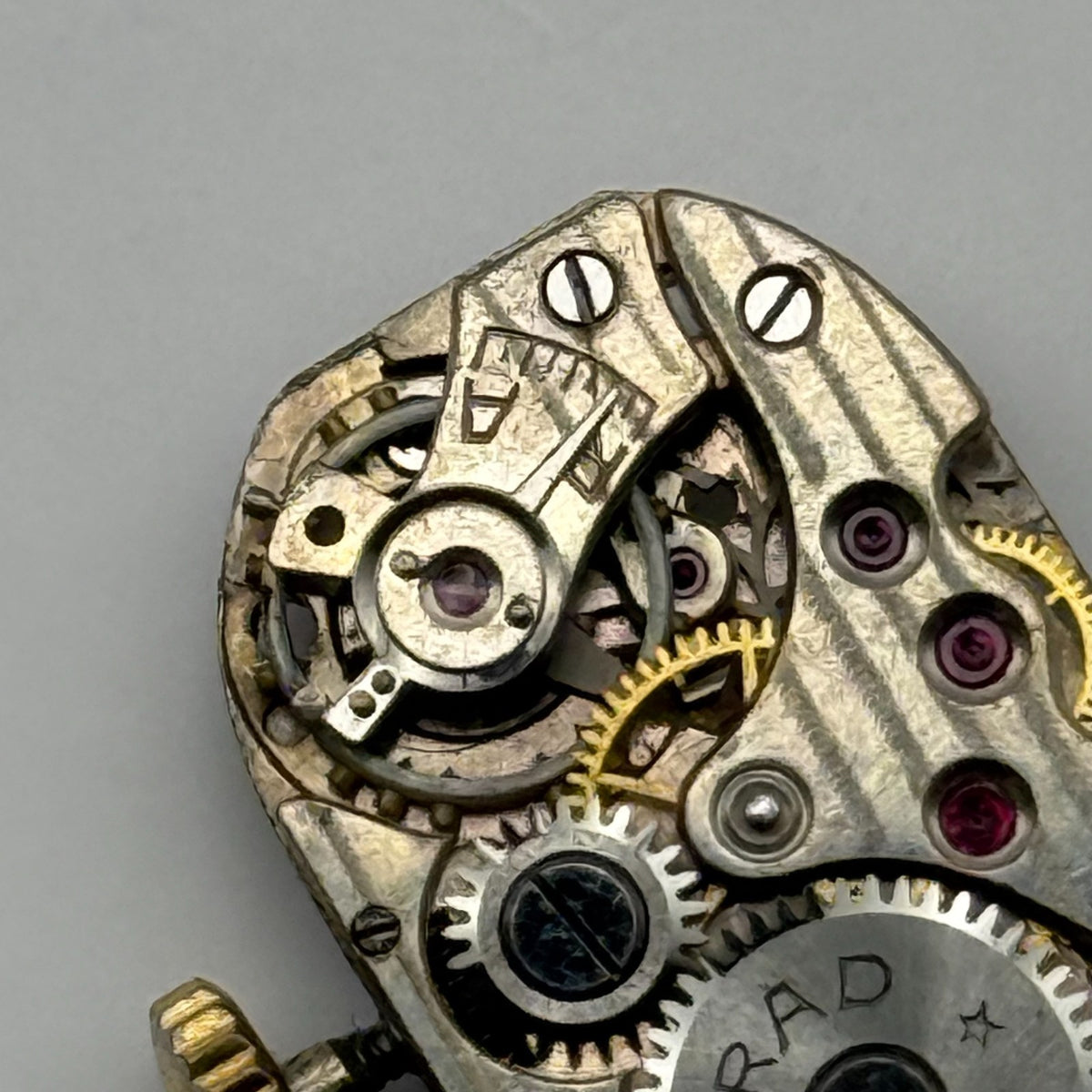 Strad Watch Movement 15 Jewels Swiss Manual Wind Vintage Parts Repair 12.6mm