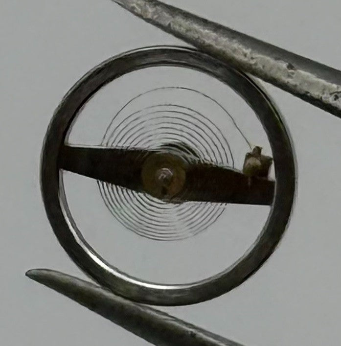 Cattin C. 64 Balance Wheel Complete And Spring Renata 1550 Watch Movement Parts