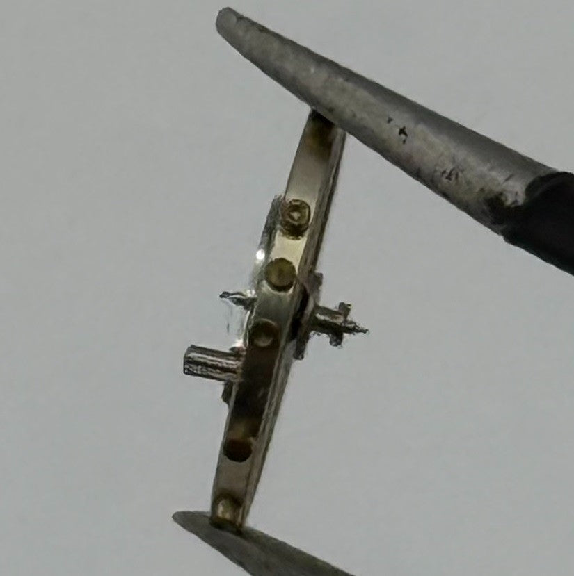 AS 1220 Inca Balance Wheel Complete And Spring 542 Watch Movement Parts NOS