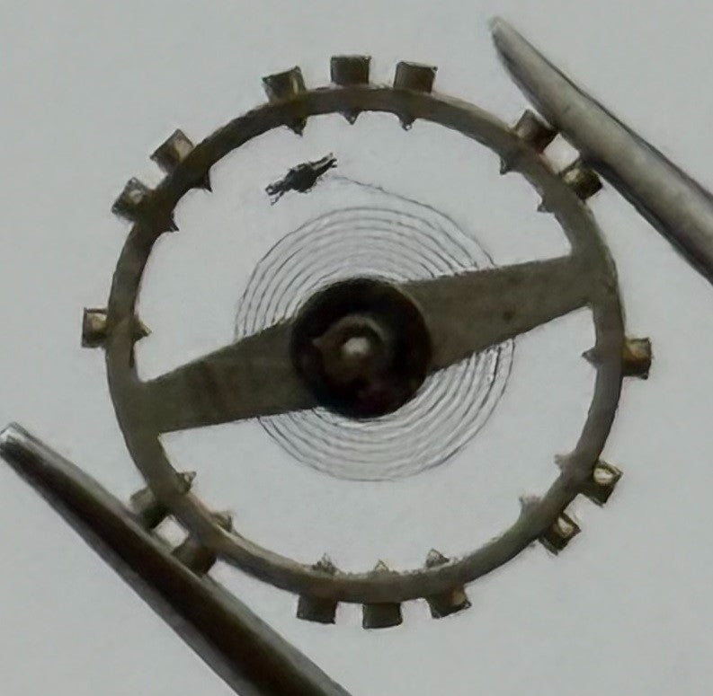 AS 1051 Balance Wheel Complete And Spring 5¼’’’ 34 M Watch Movement Parts NOS