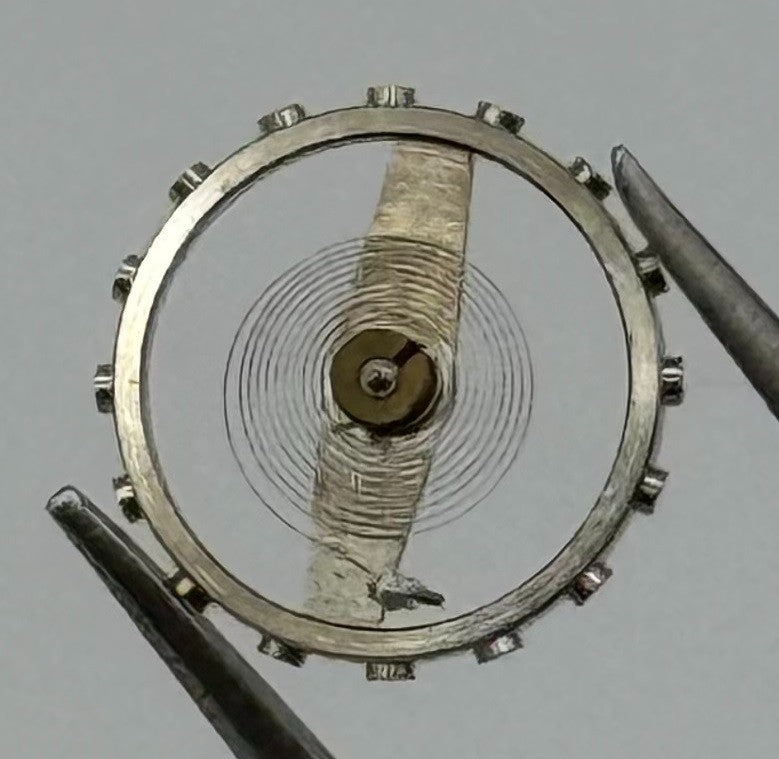 EB 1333 Balance Wheel Complete And Spring 8¾’’’ 118 Watch Movement Parts NOS